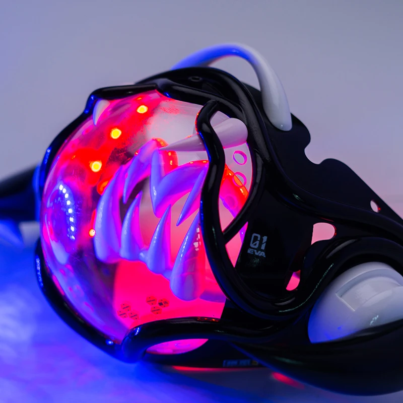 Tech Wear Accessories - Set Cosplay Setan Anime Masker Mech