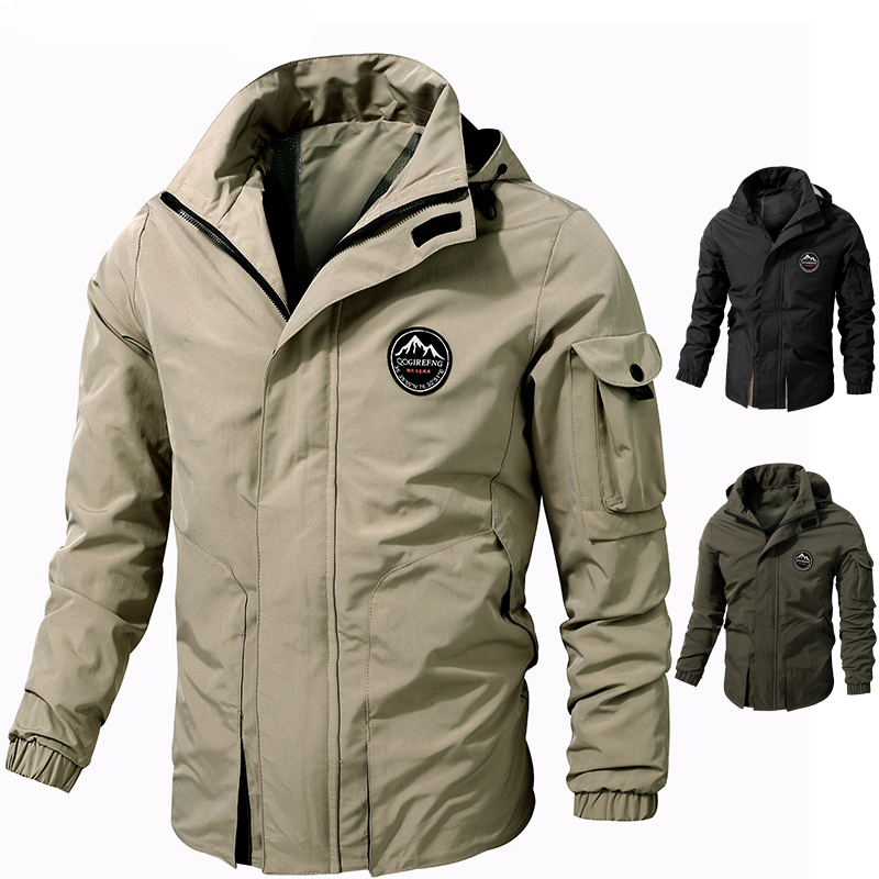 Tech Wear Accessories - Jaket kasual untuk pria Techwear tahan