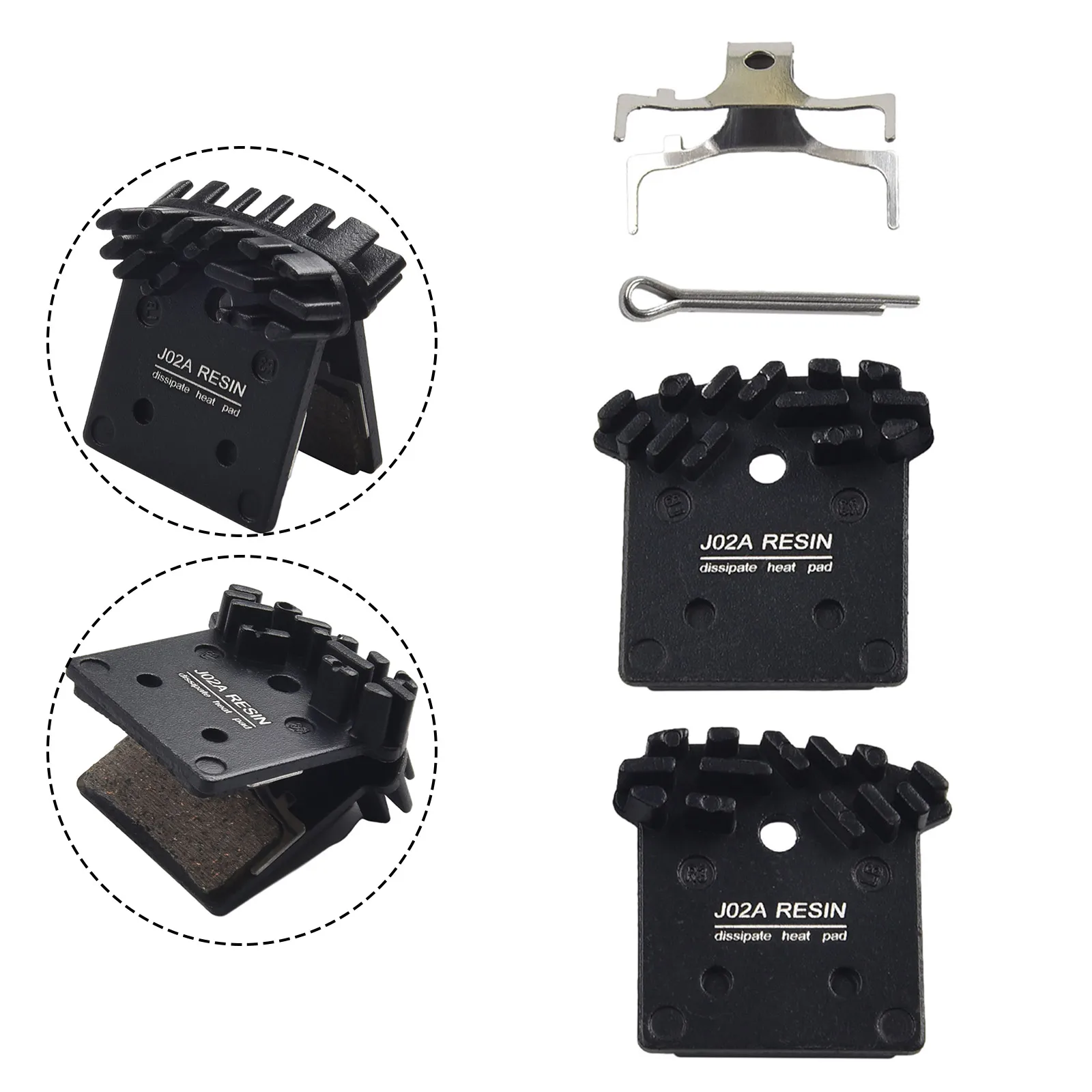 Tech Bike Accessories - 1 Pasang Rem Cakram untuk Bantalan