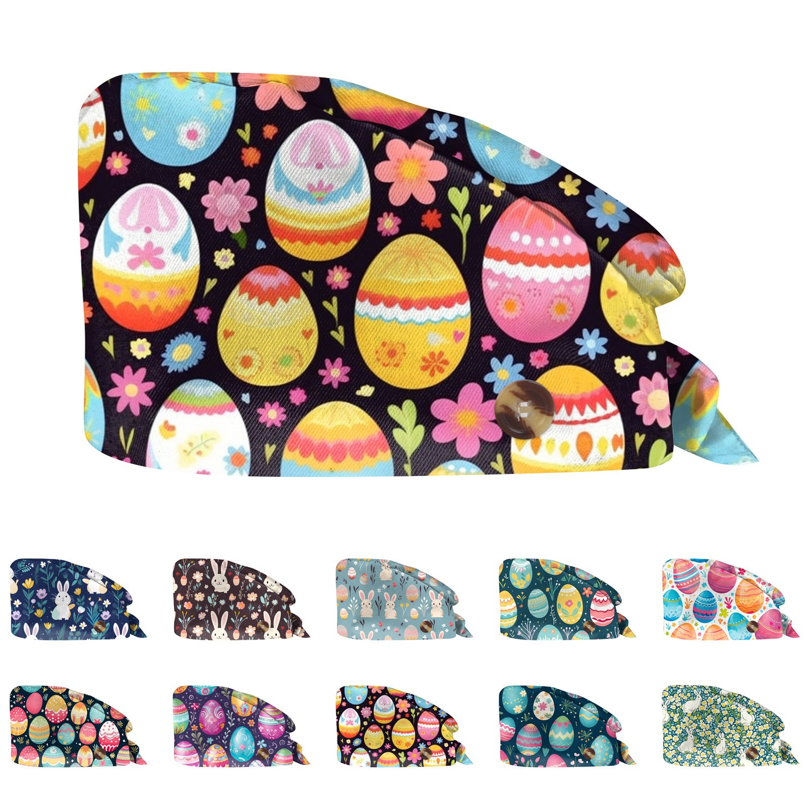 Topi Cetak Telur Kelinci Paska - Vet Tech Accessories ulasan dan harga