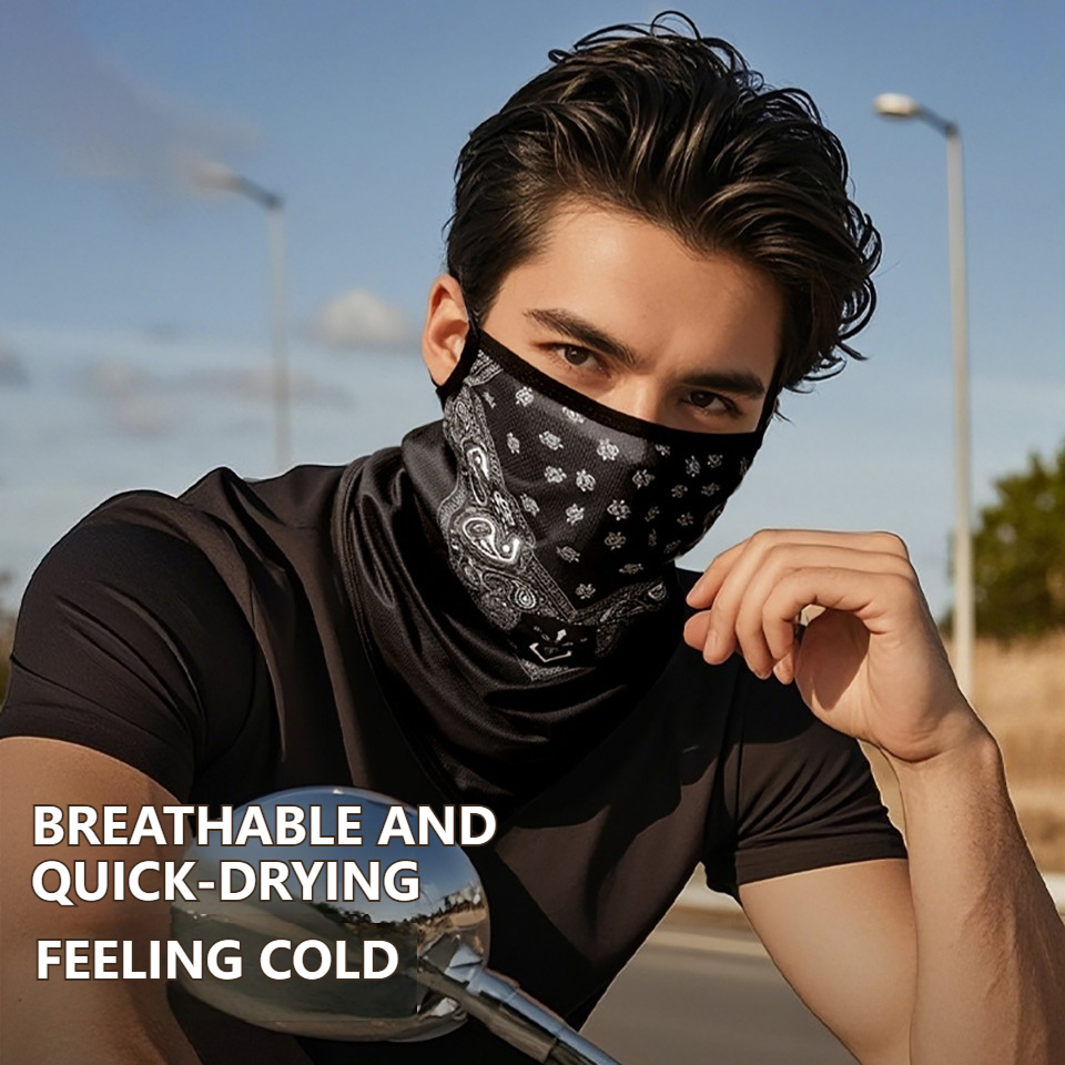 NOFOXO Jilbab Sutra Es Bandana - Tech Wear Accessories ulasan dan harga