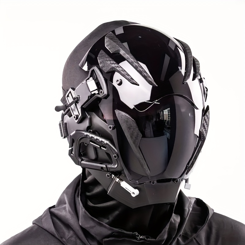 Topeng Cyberpunk Futuristik, D - Tech Wear Accessories ulasan dan harga