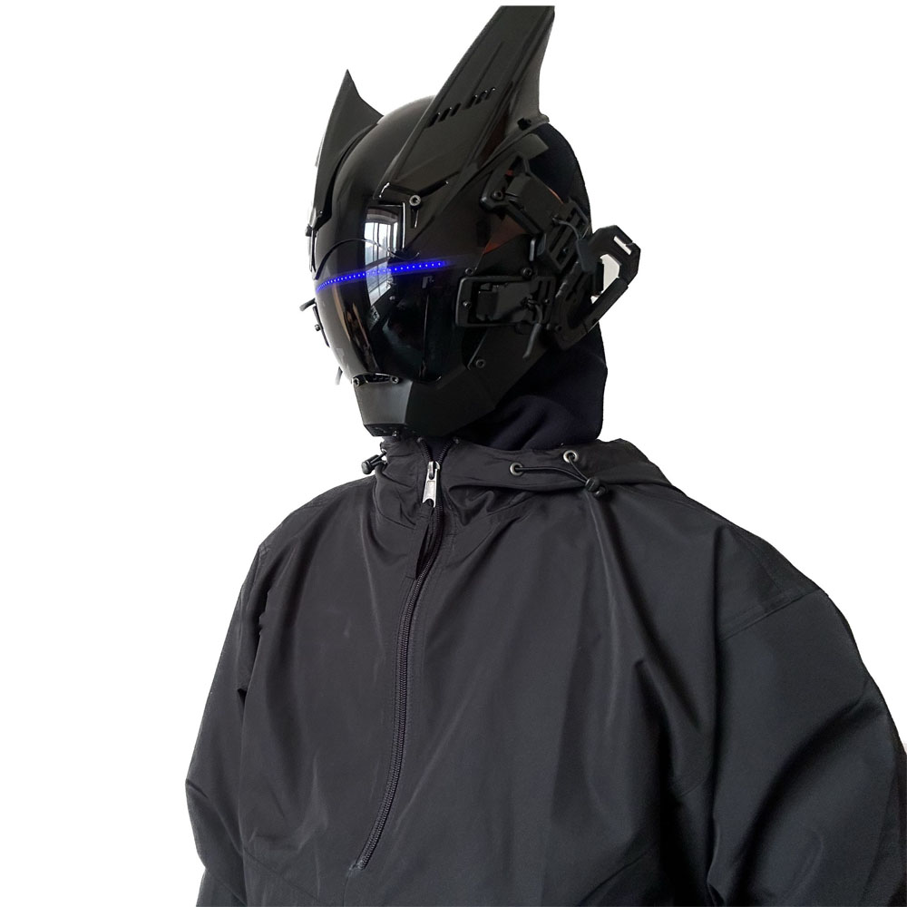 Cyberpunk helm topeng Punk, ma - Tech Wear Accessories ulasan dan harga