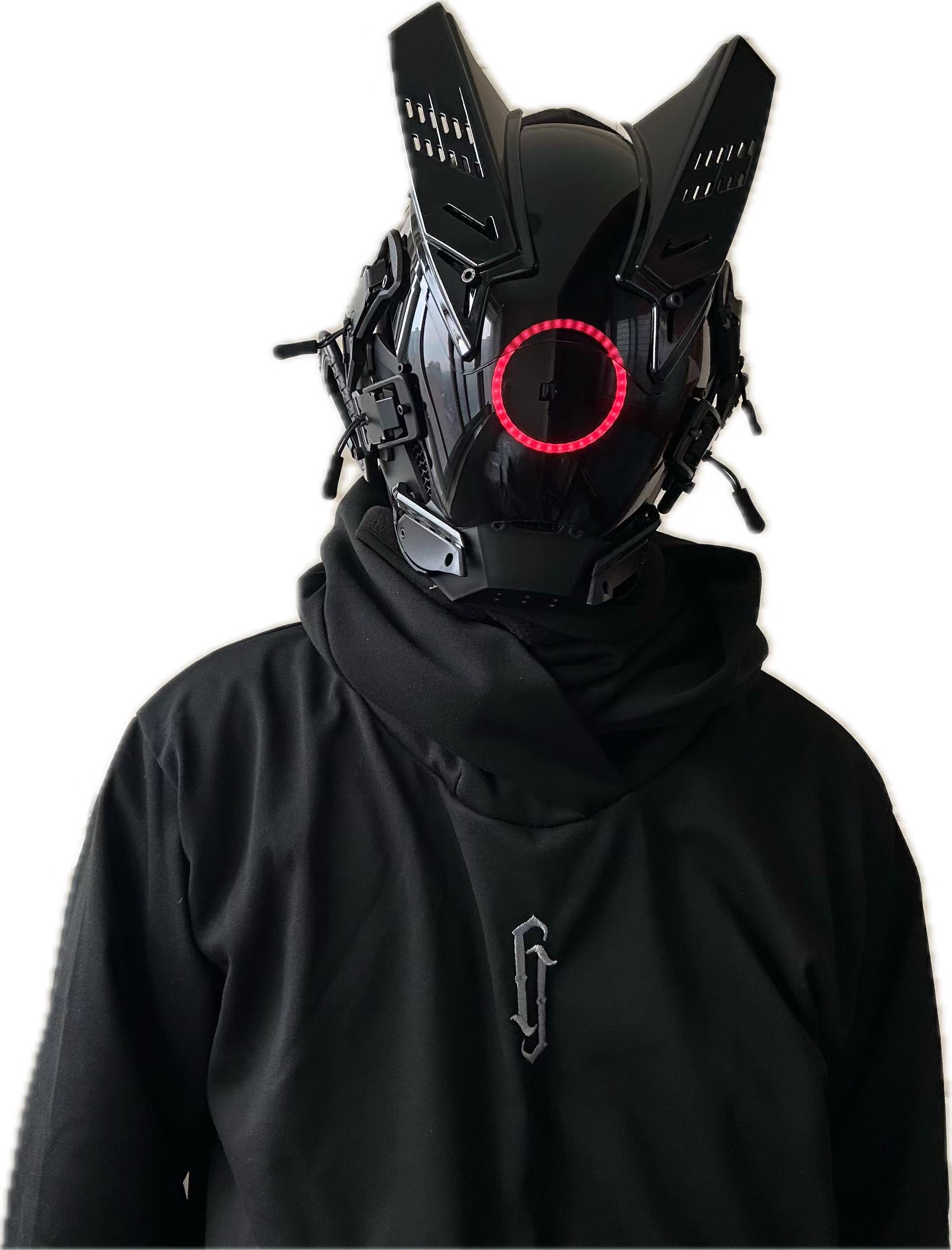 Topeng LED Cyberpunk untuk Cos - Tech Wear Accessories ulasan dan harga