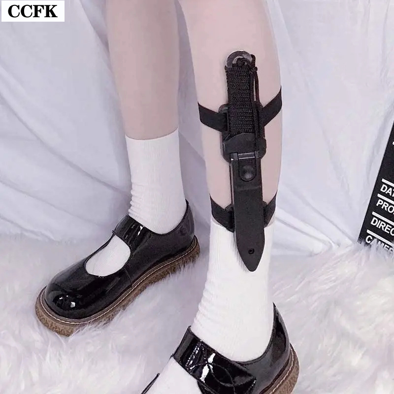Goth cincin kaki Kawaii pelind - Tech Wear Accessories ulasan dan harga